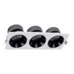 ACK AD10-01700 3x10W 3000K Günışığı Kare Downlight Sıva Altı Led Spot