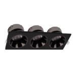ACK AD10-01701 3x10W 3000K Günışığı Kare Downlight Sıva Altı Led Spot
