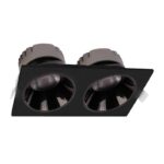 ACK AD10-02601 2X18W 3000K Günışığı Kare Downlight Sıva Altı Led Spot