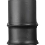 ACK AG56-06050 GU10 Şeffaf Cam Siyah Bahçe Duvar Apliği