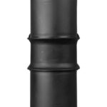 ACK AG56-06150 GU10 Turuncu Cam Siyah Çift Taraflı Bahçe Duvar Apliği