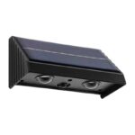 Ack Ag60-05801 114x60x54mm 3000k Tek Yonlu Sıyah Govde Solar Led Bahce Armaturu