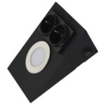 ACK AH11-00231 6500K Beyaz 2.5W Siyah Kasa Ledli Prizli Tezgah Altı Armatür